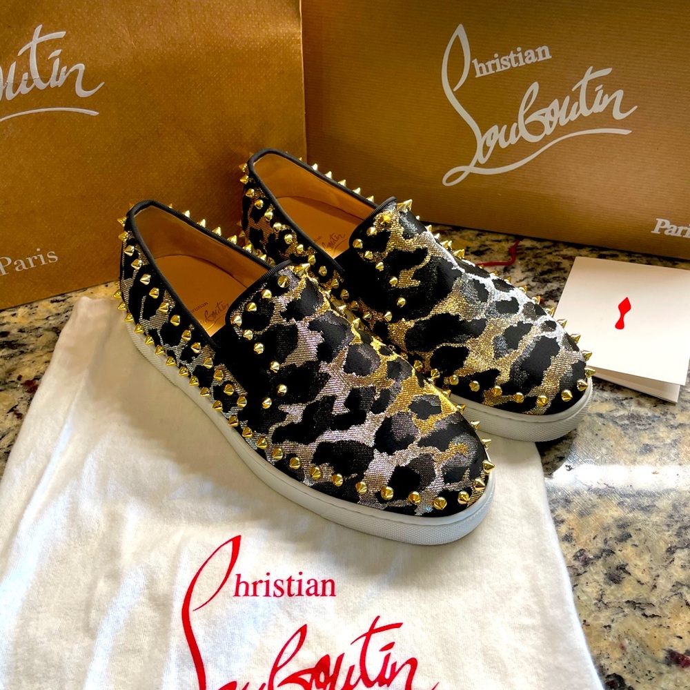 Louboutin Pik Boat Sneakers size 8.5